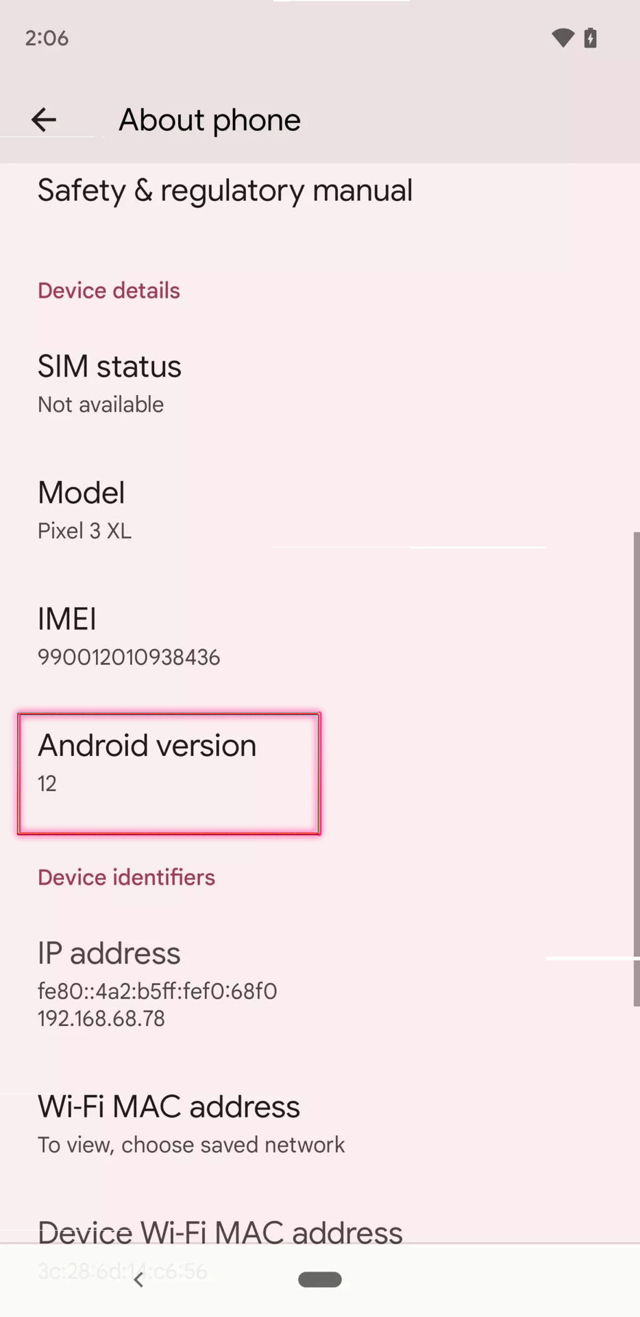 Android 12 Easter Egg 2