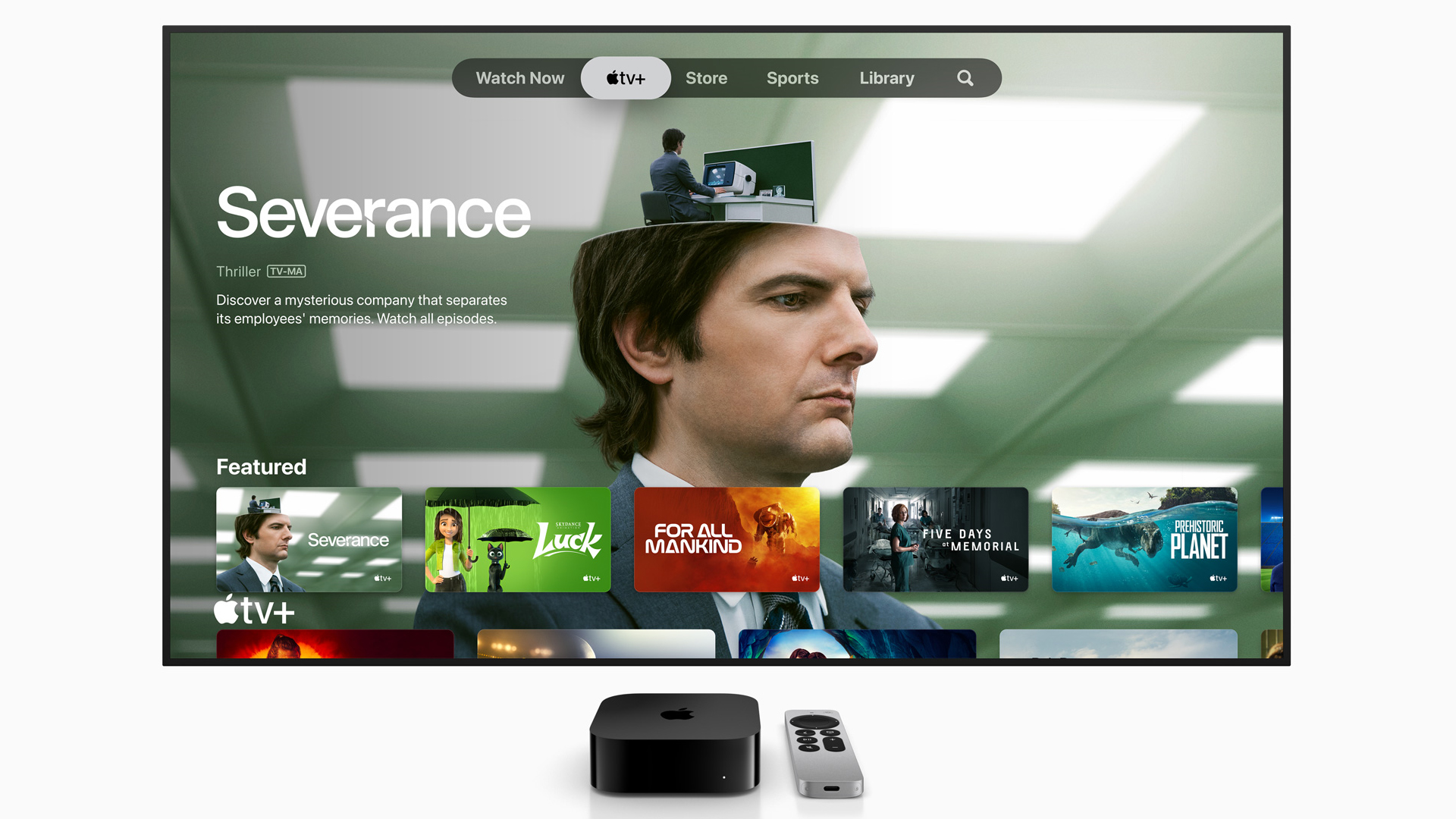 Apple TV Plus en un Apple TV 4K de 2022