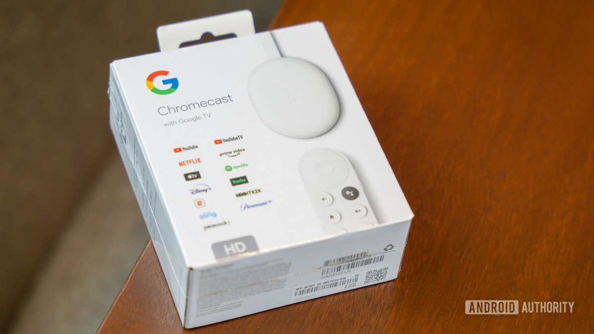 Chromecast with Google TV HD box 1