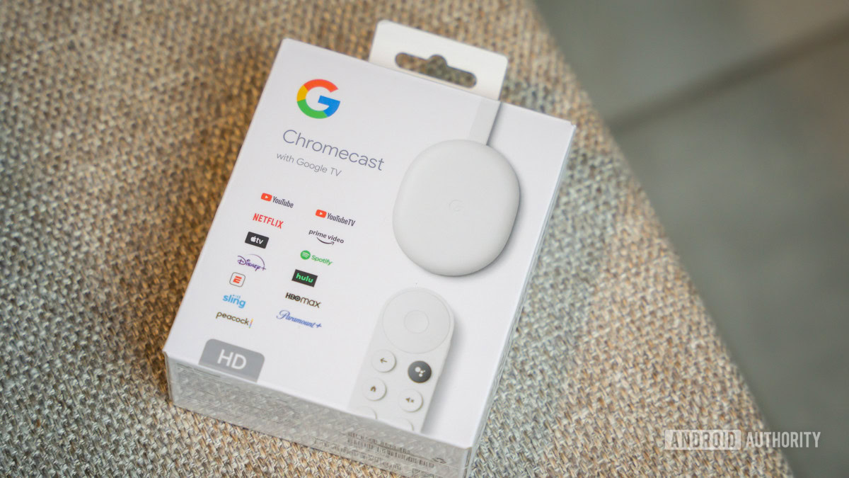 Chromecast with Google TV HD box 2