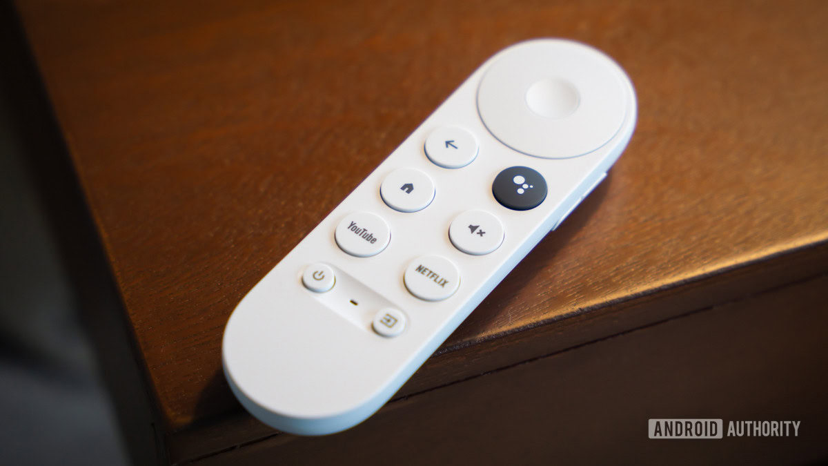 Chromecast with Google TV HD remote 1