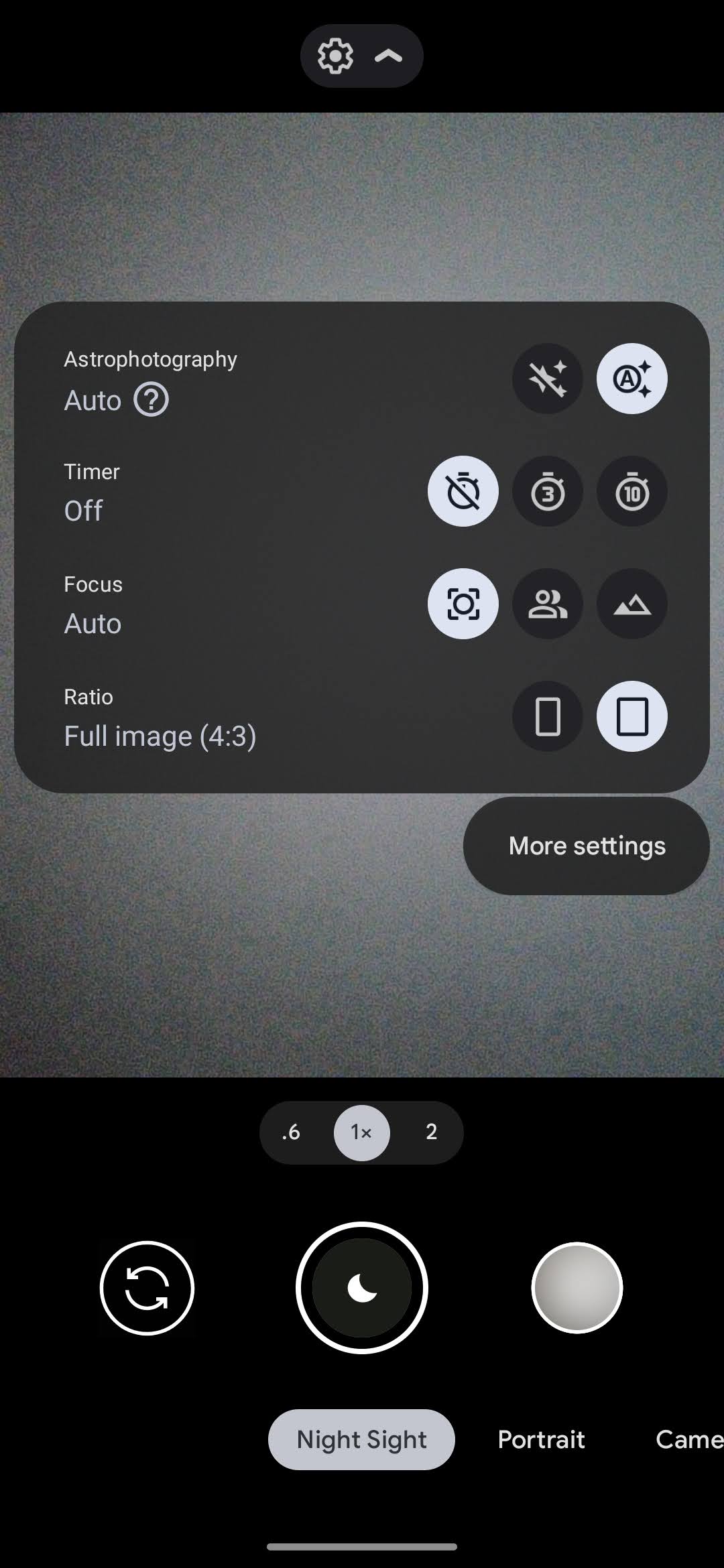 Enable Astrophotography mode on Pixel 2