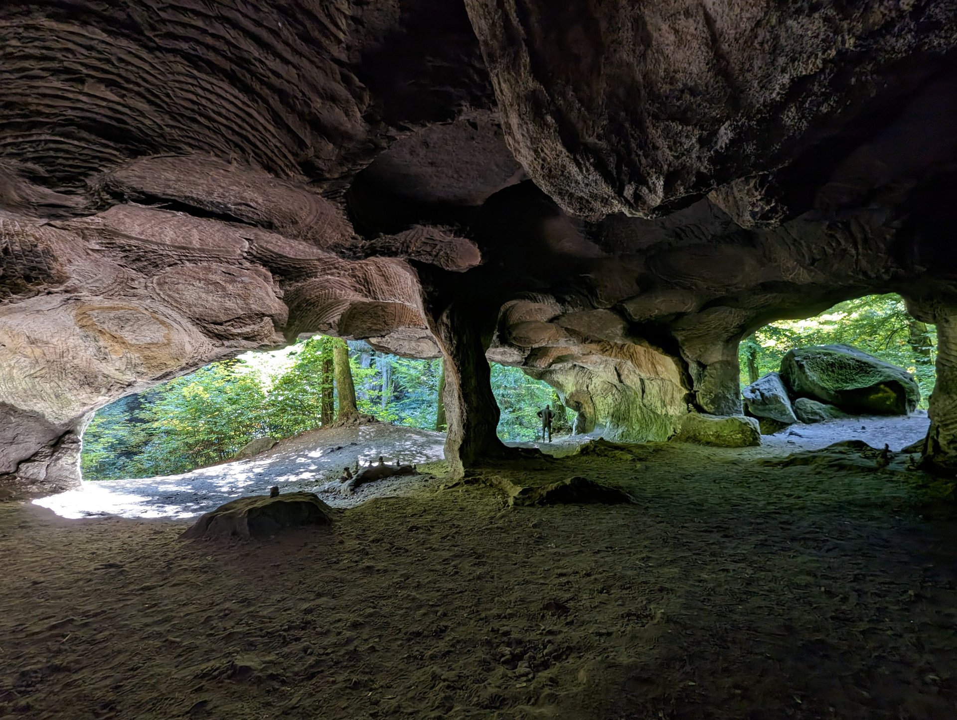 Visão noturna da caverna do Google Pixel 7 Pro