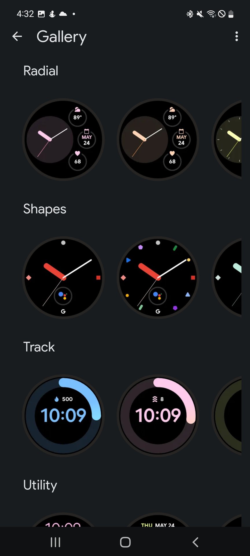 Google Pixel Watch App Faces
