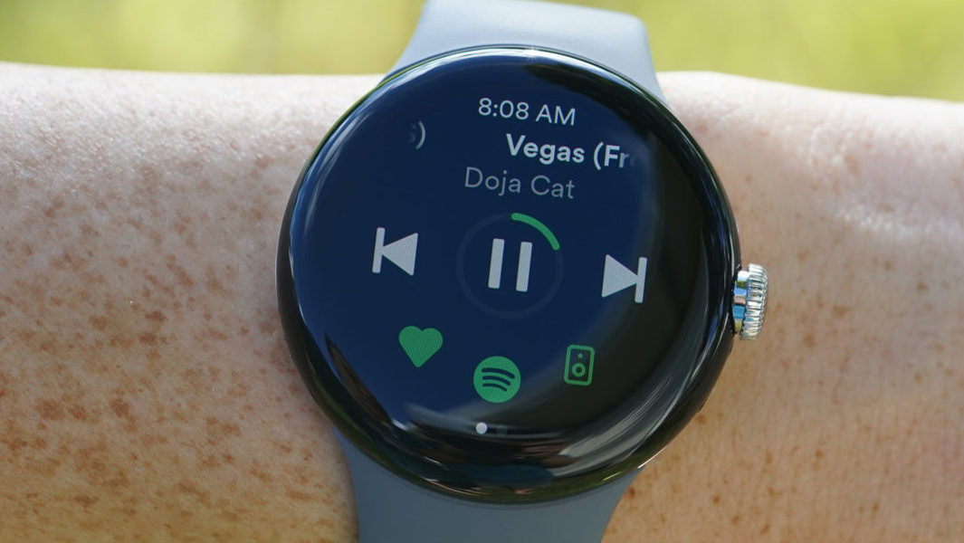 Google Pixel Watch Spotify 1