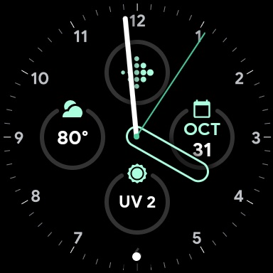 Google Pixel Watch UV Complication