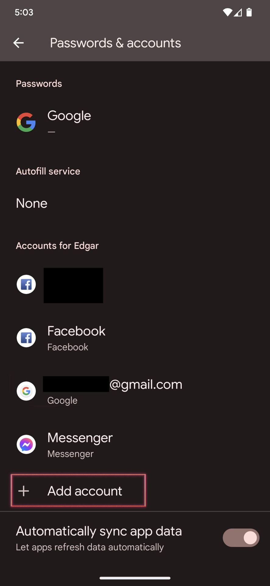 How to add Google account on Android 13 2