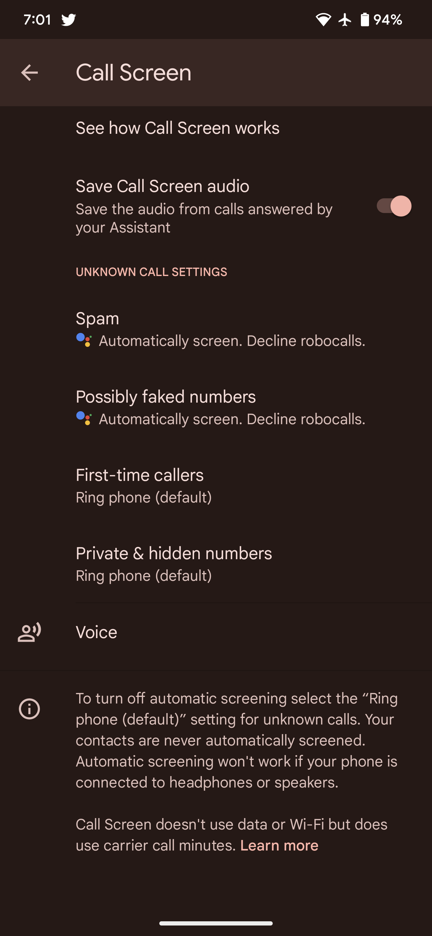 How to automatically screen calls Pixel 7 4