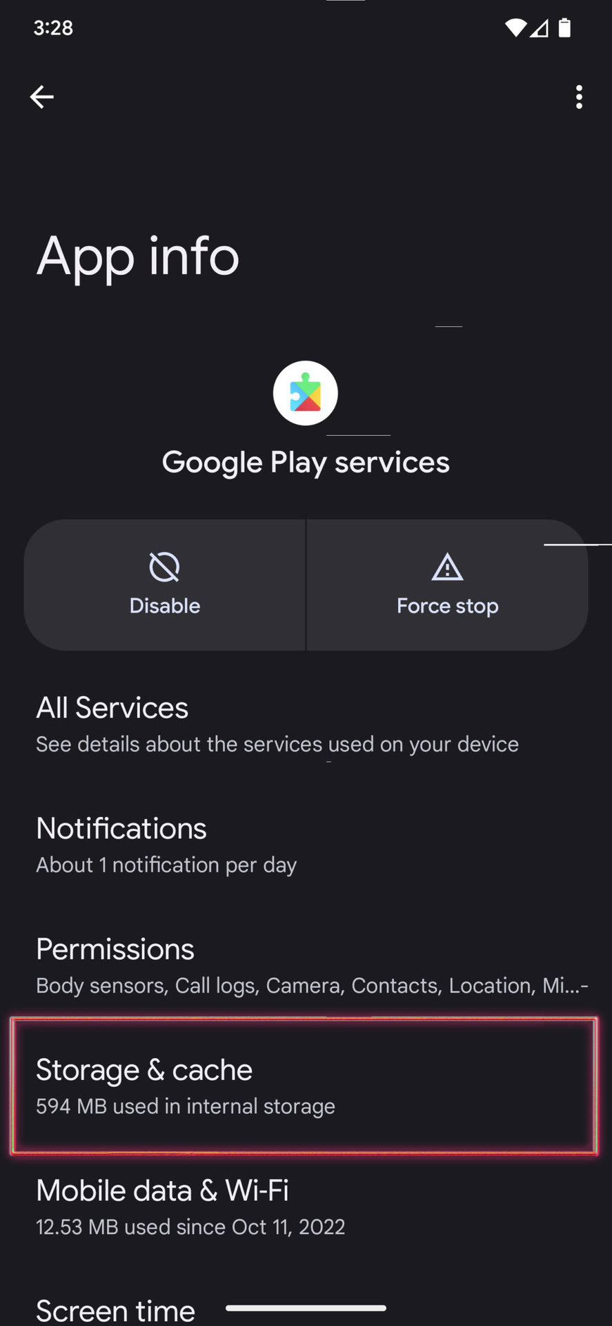 How to clear cache for Google Play Services 4 - Fixing mobile data issues