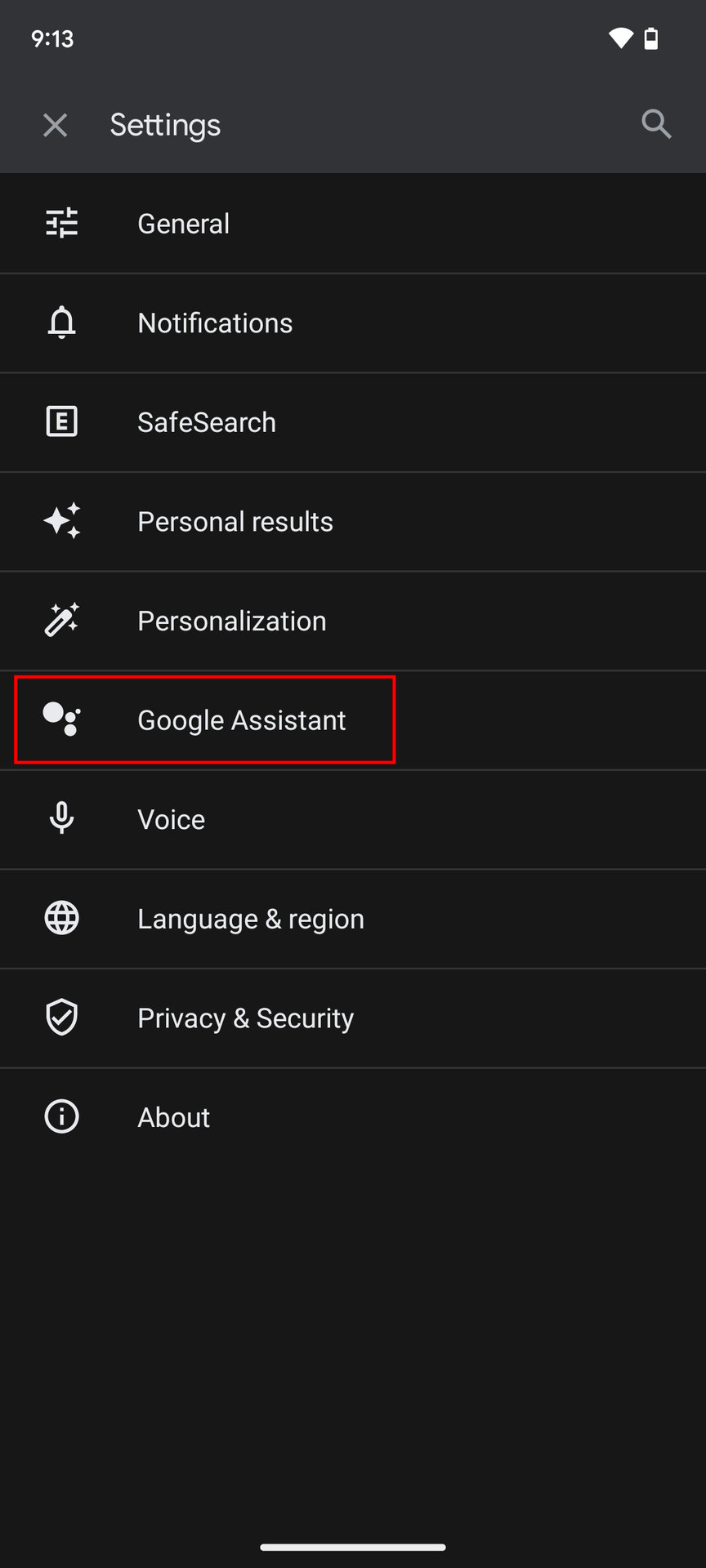 How to enable Google Assistant 4