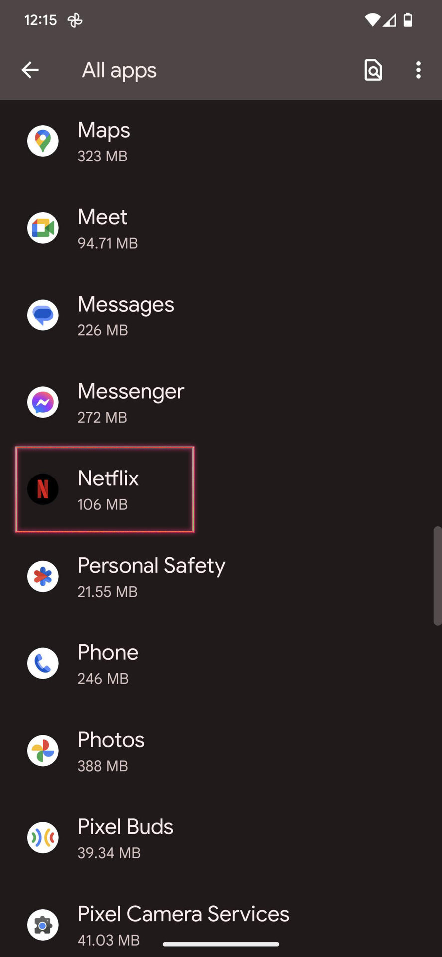 How to force stop Netflix on Android 13 3