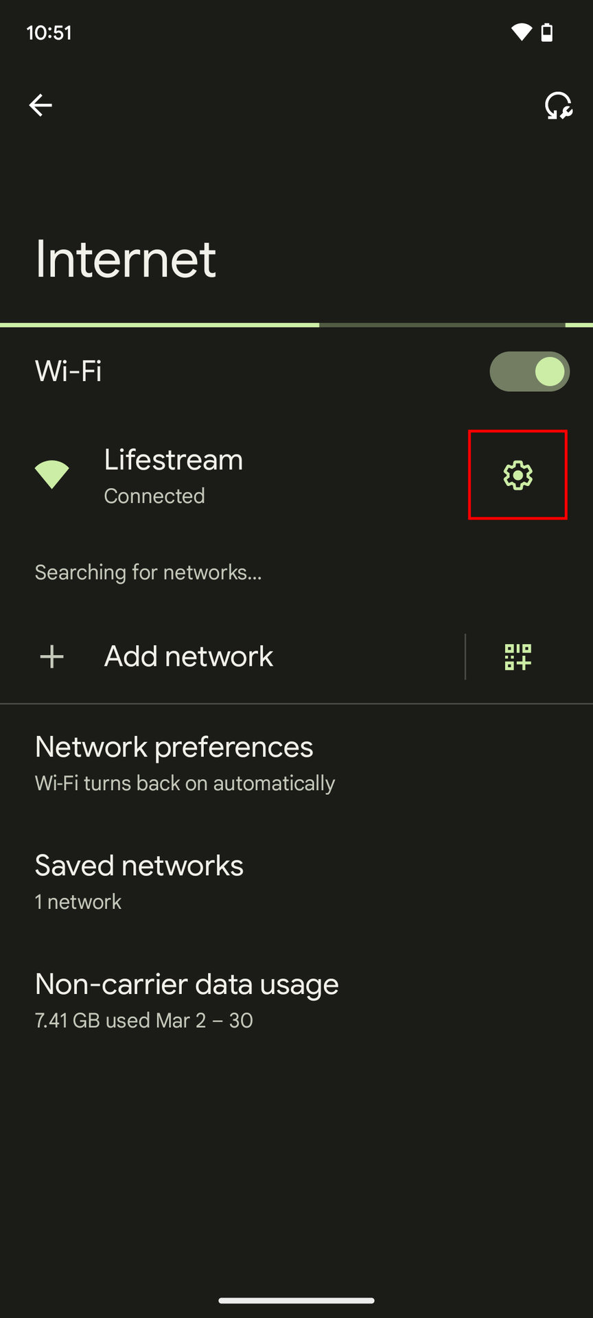How to forget a Wi Fi network on Android 3
