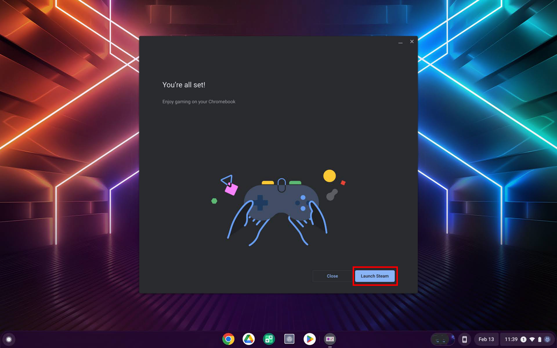 How to install Steam Beta on Chromebook computer 6