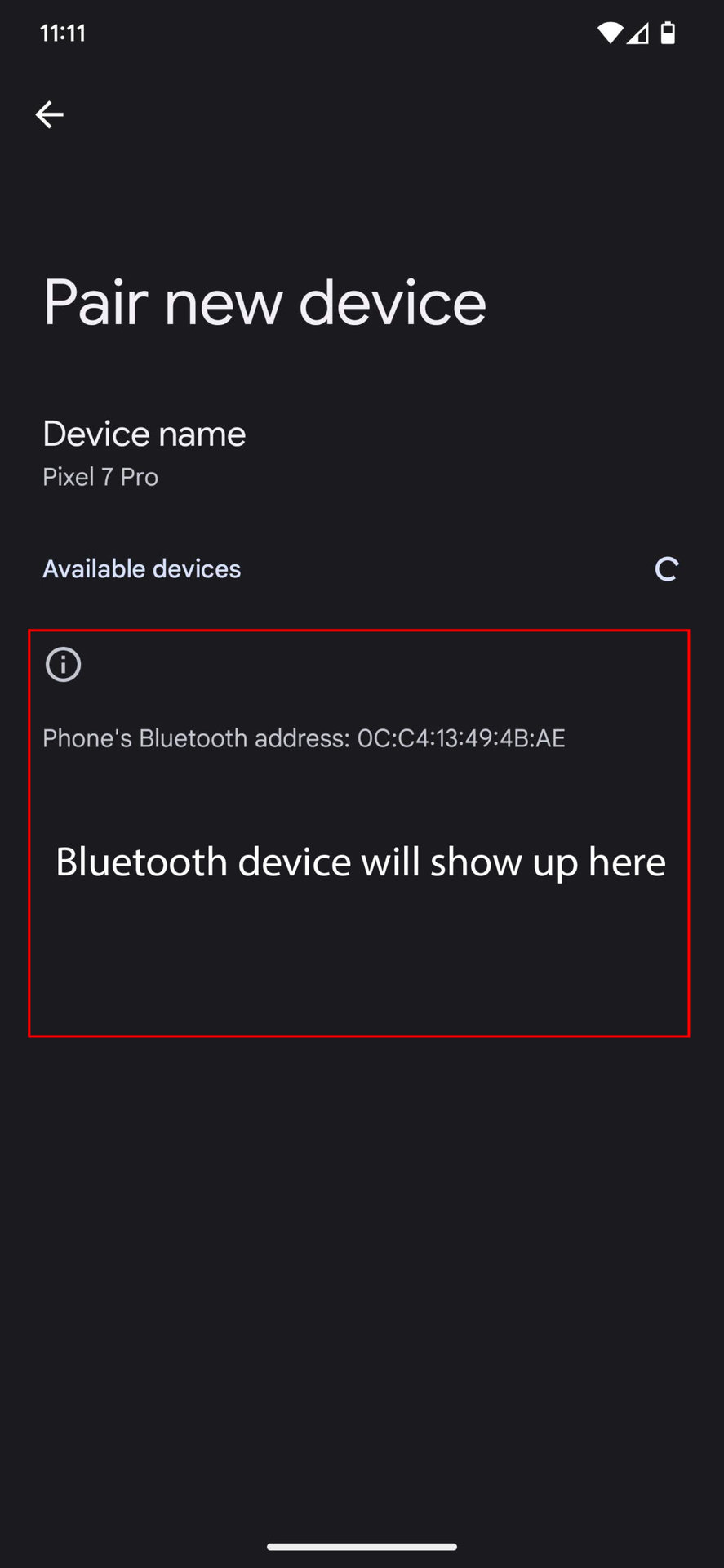 How to pair a Bluetooth device on Android 13 3