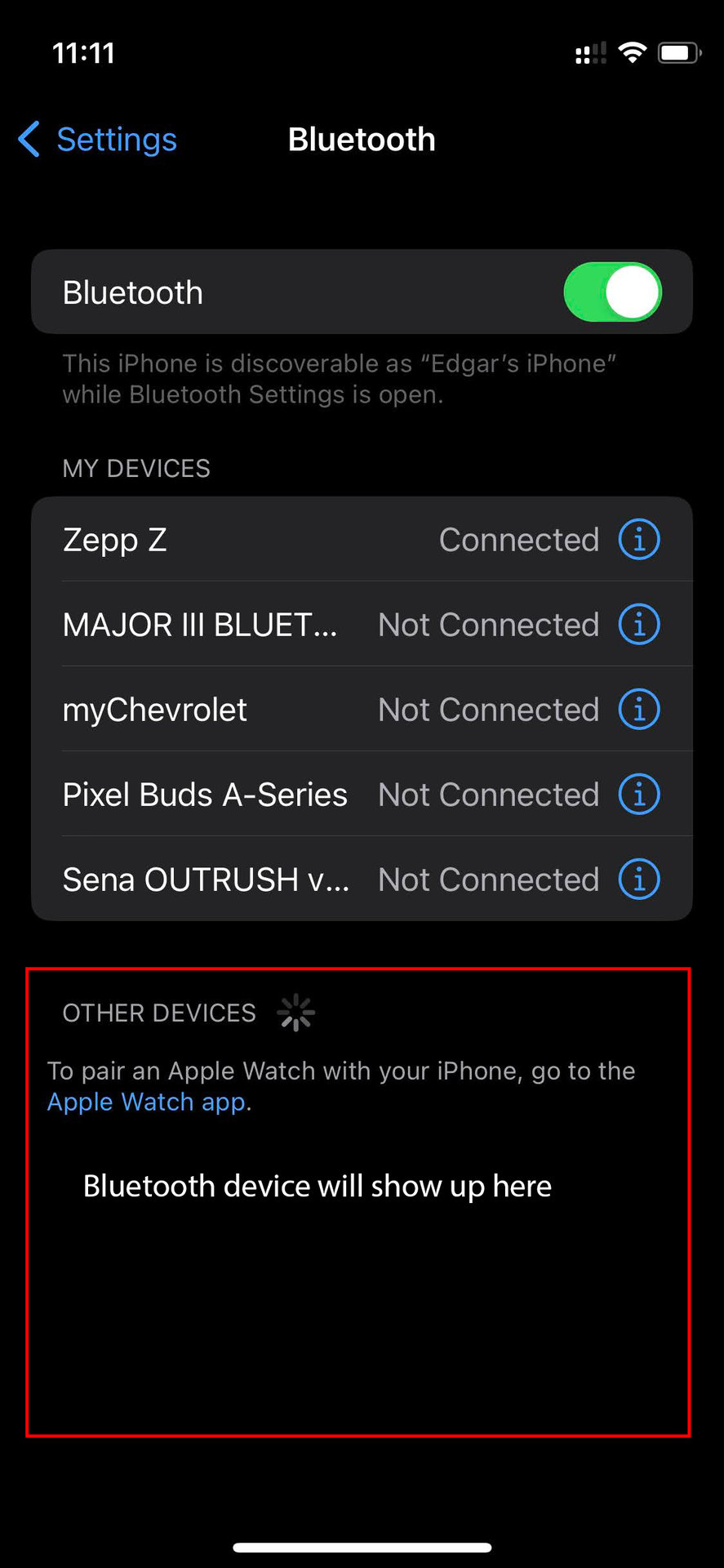 How to pair a Bluetooth device on iOS 2