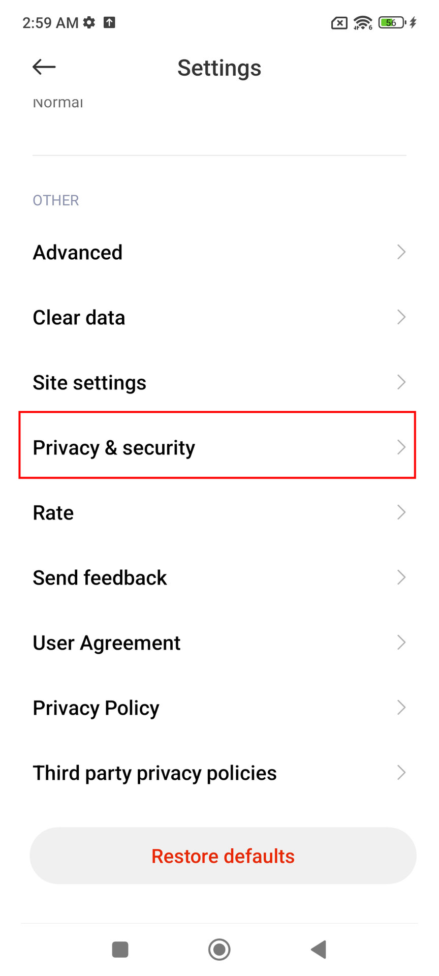 How to remove ads on Xiaomi Mi Browser 2