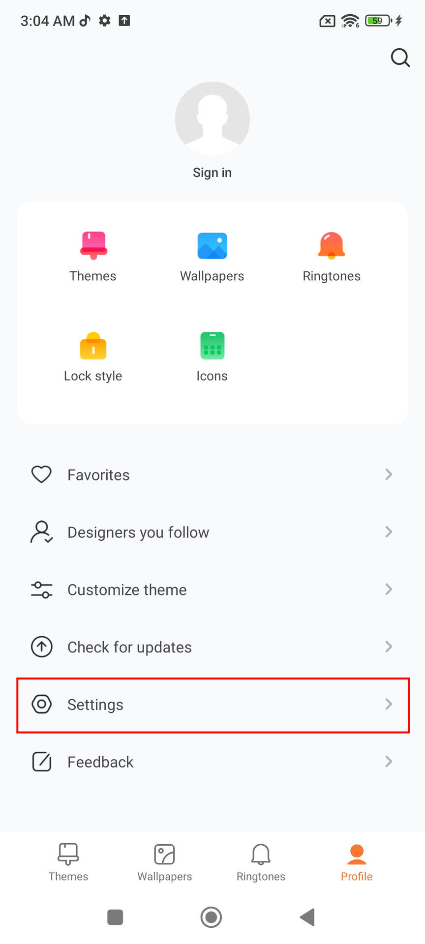 How to remove ads on Xiaomi Themes 2