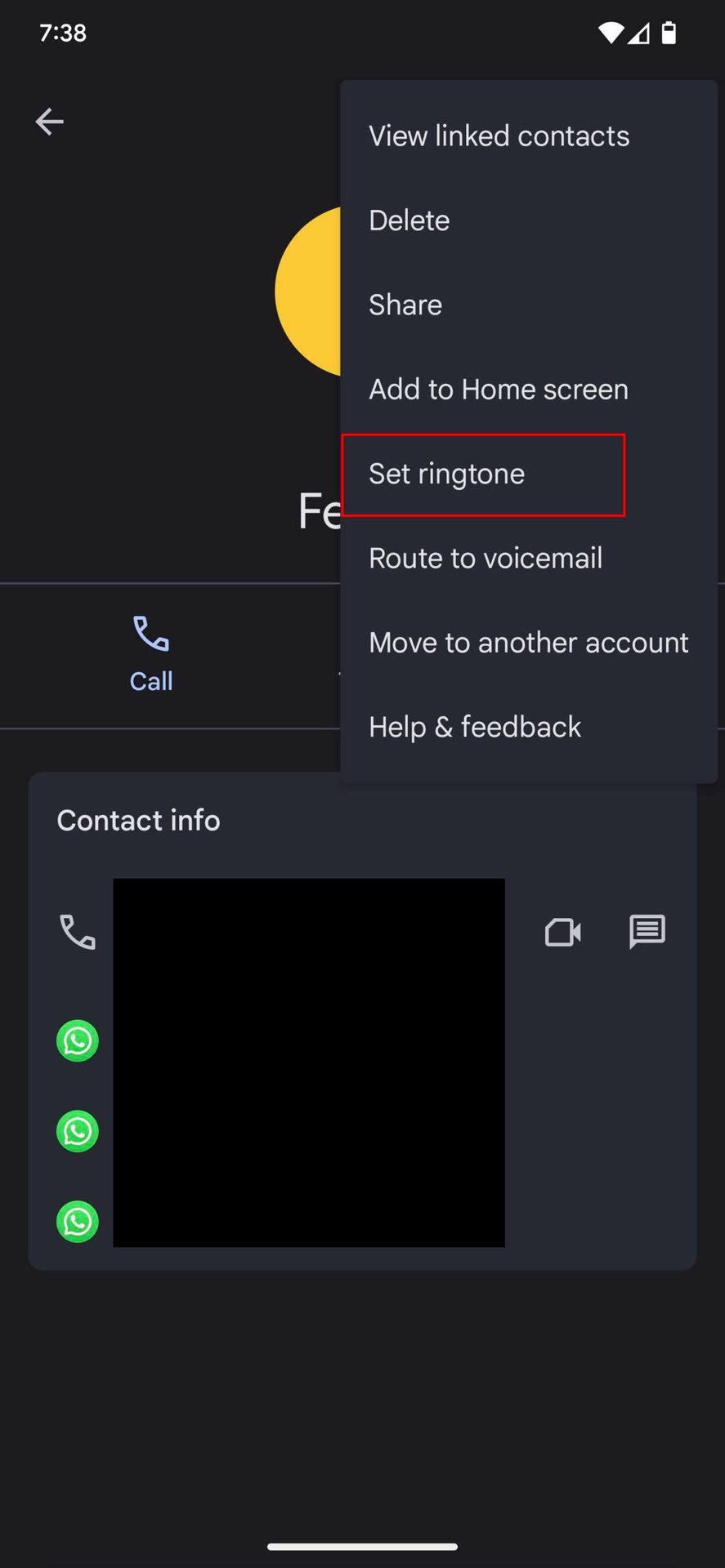 How to set a ringtone for specific contacts on Android 13 2