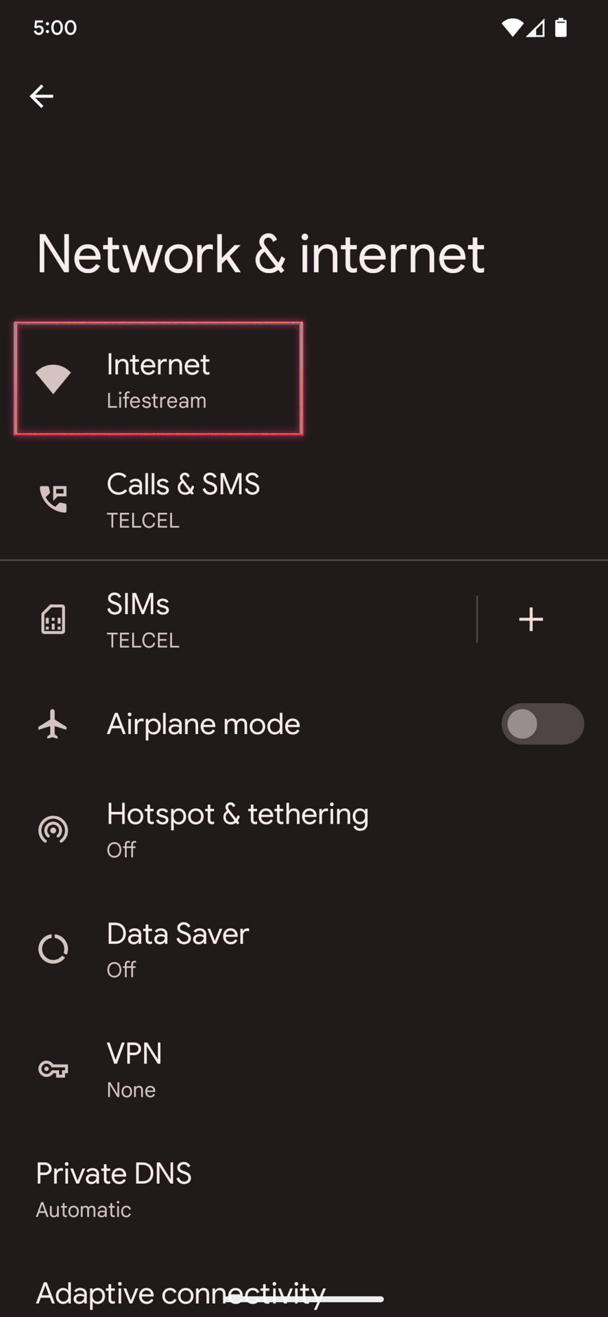 How to toggle Wi Fi on Android 13 2