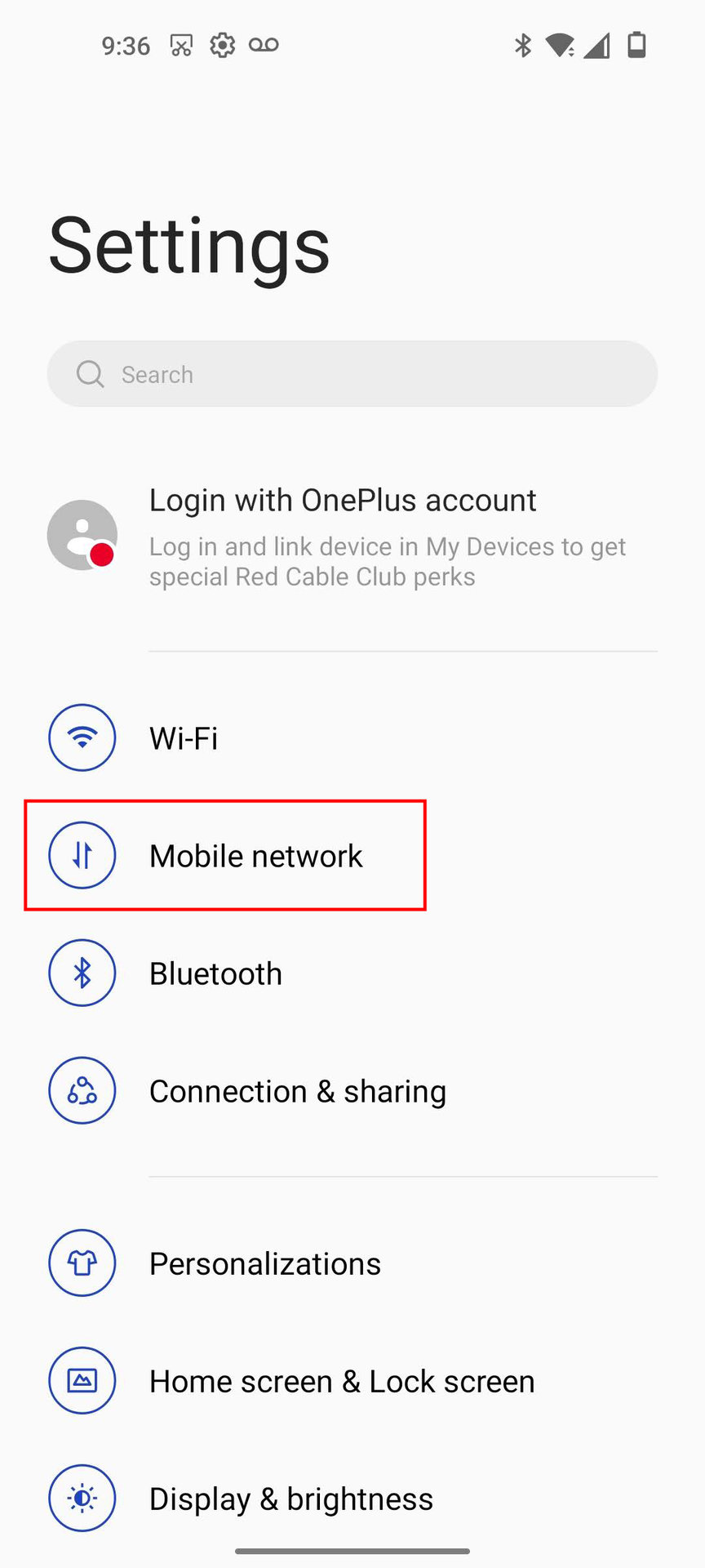 How to turn on 4G on OnePlus Nord N200 1