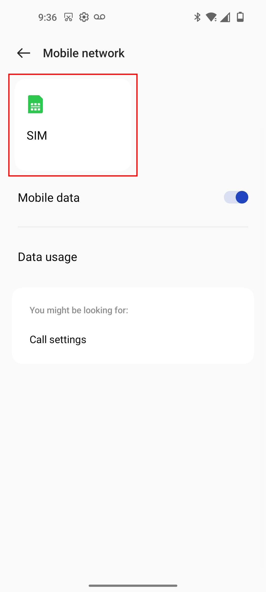 How to turn on 4G on OnePlus Nord N200 2