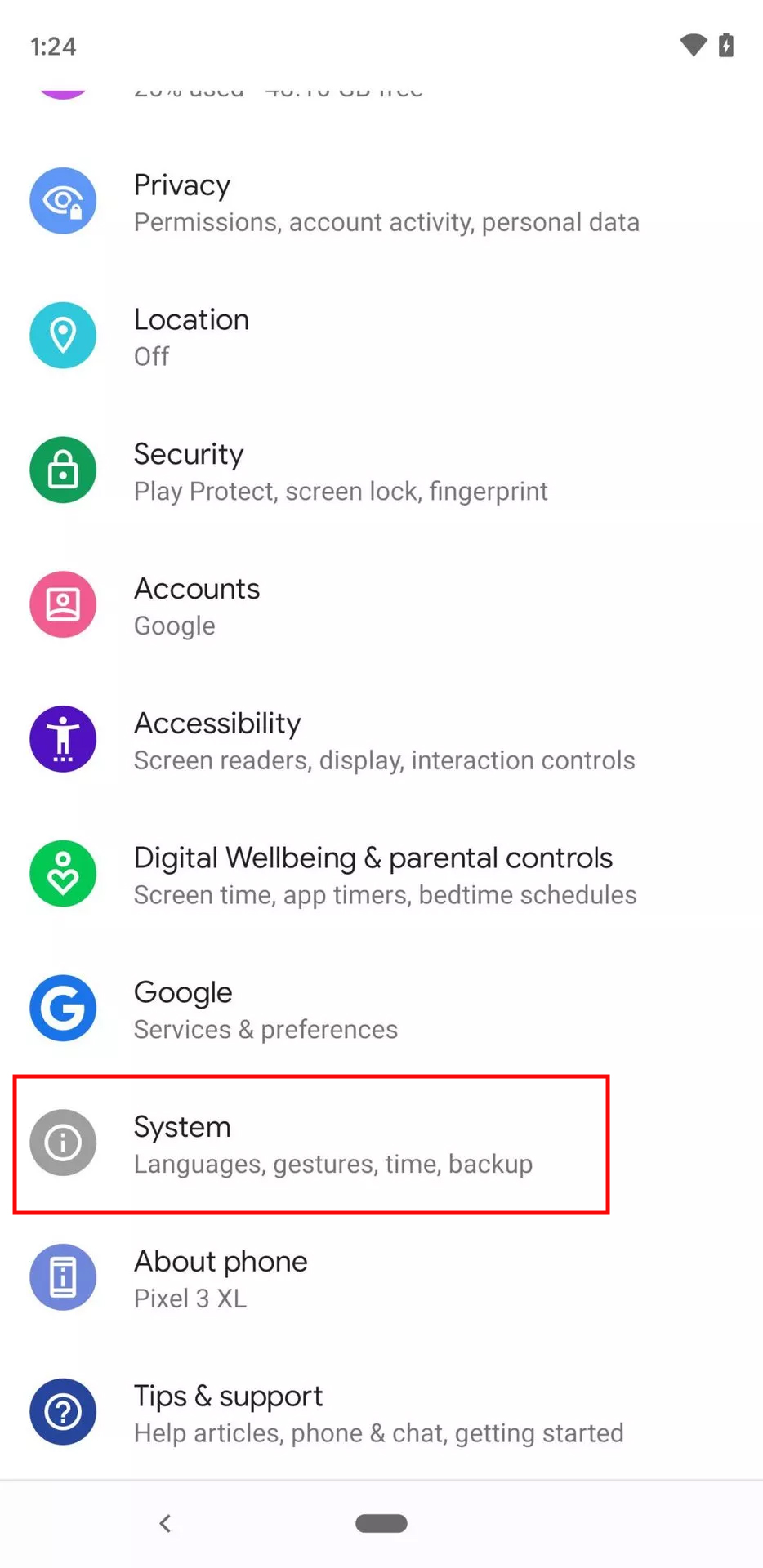 How to turn on Active Edge on a Google Pixel 3 1