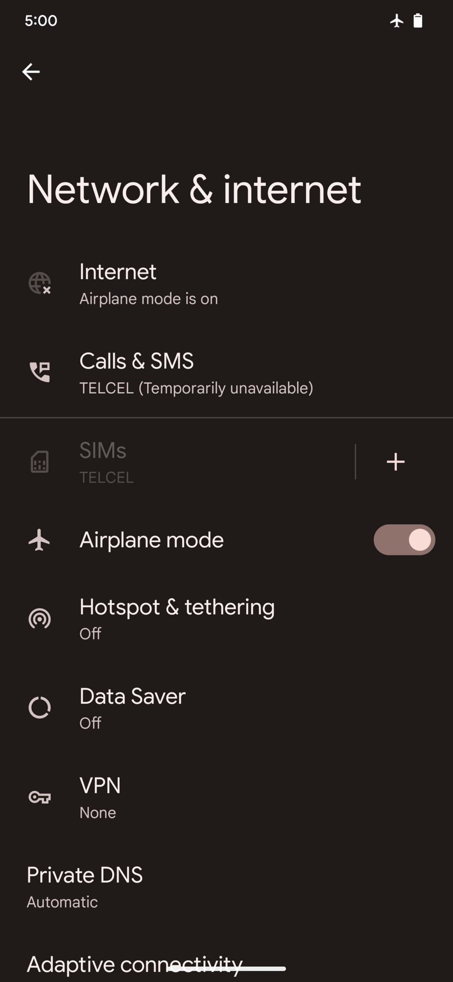 How to turn on Airplane Mode on Android 13 3