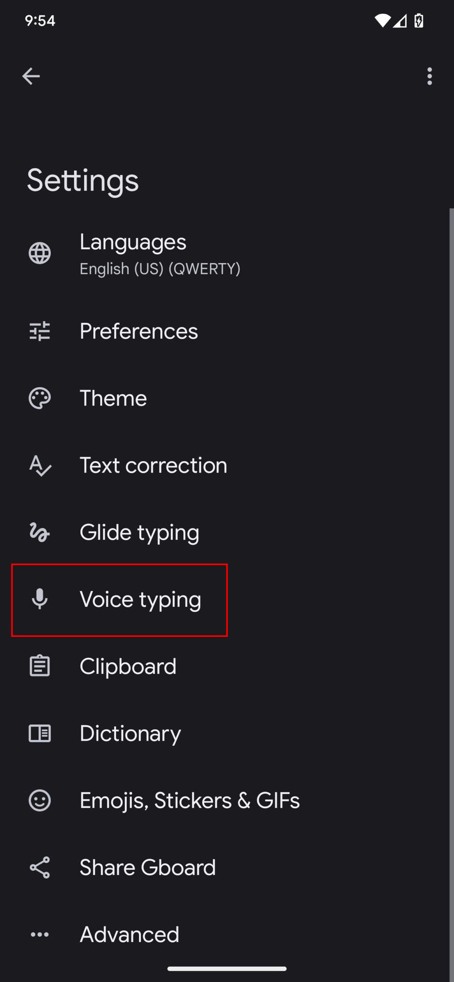 How to turn on Assistant Voice Typing on Android 2