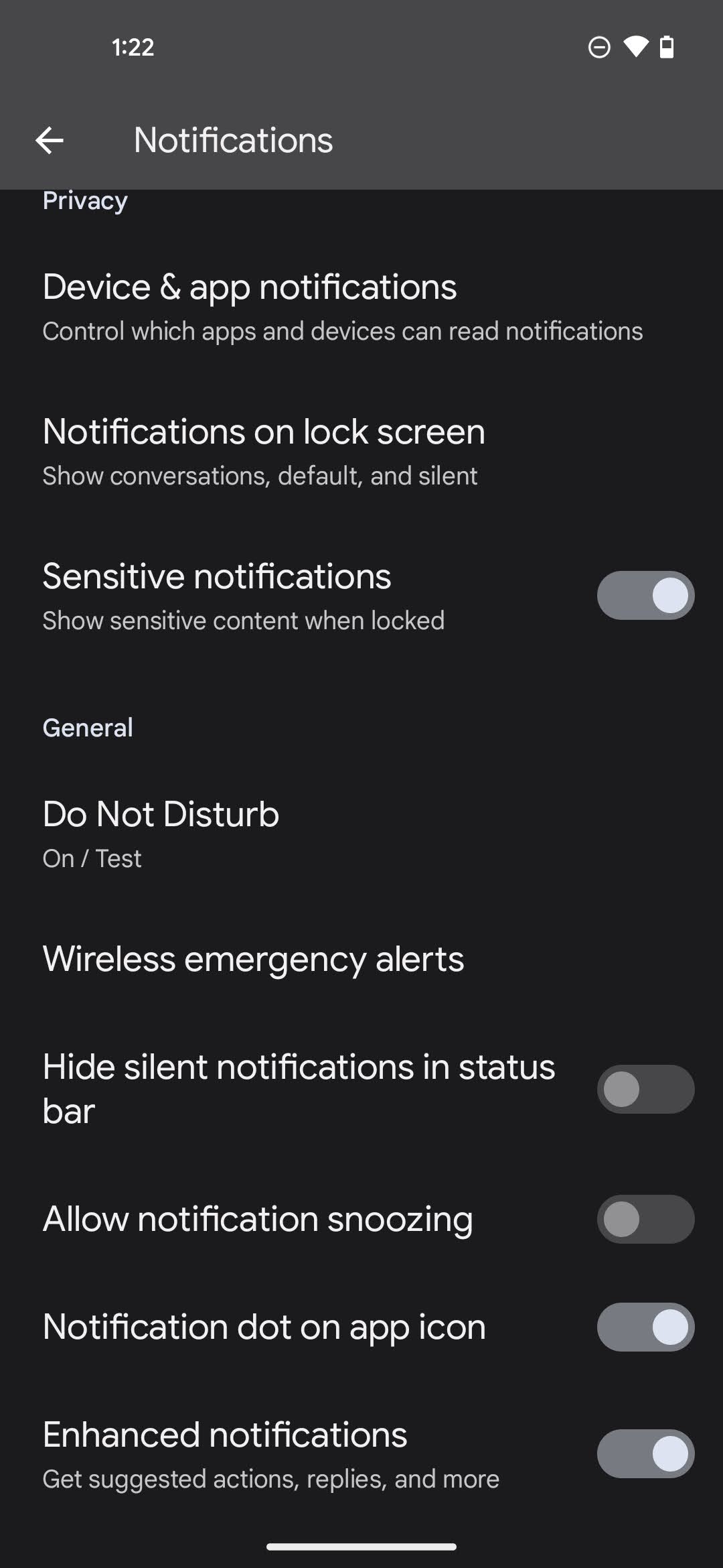 How to turn on Do Not Disturb mode in Settings 2