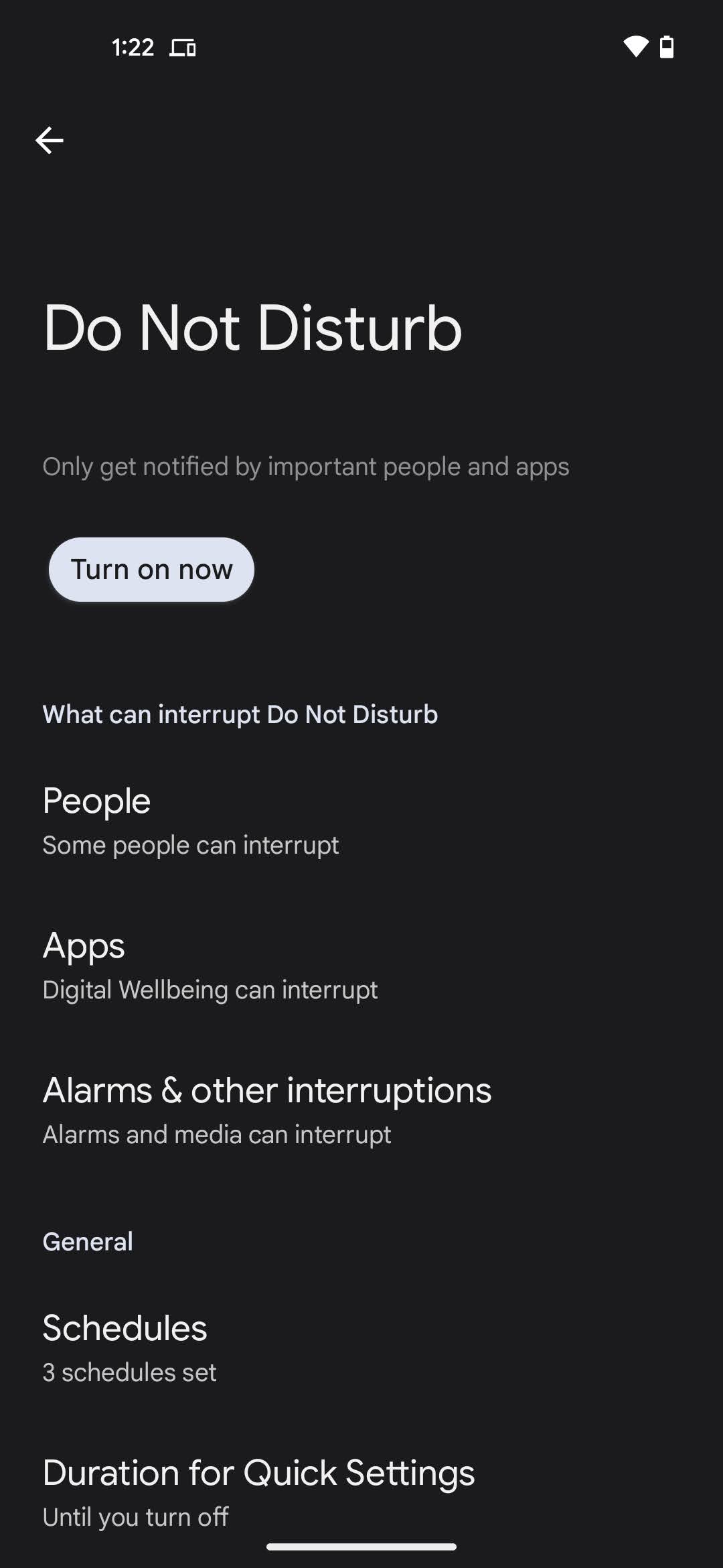 How to turn on Do Not Disturb mode in Settings 3