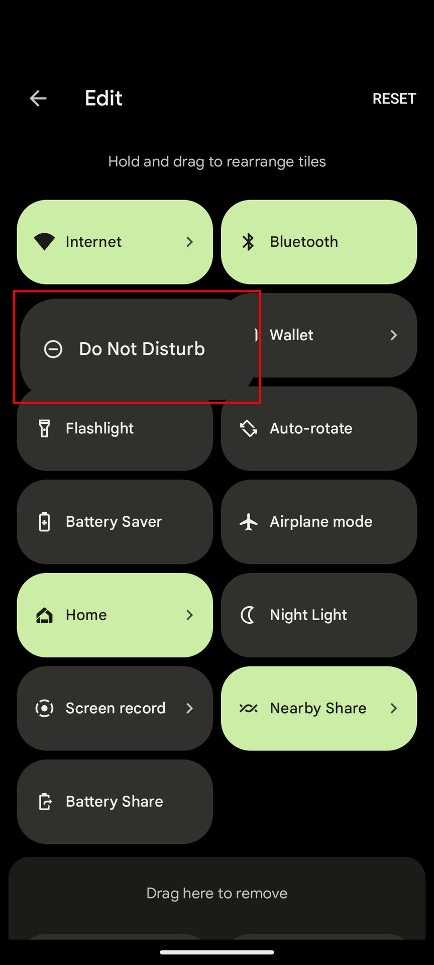 How to turn on Do Not Disturb on Pixel using the Quick Settings 3