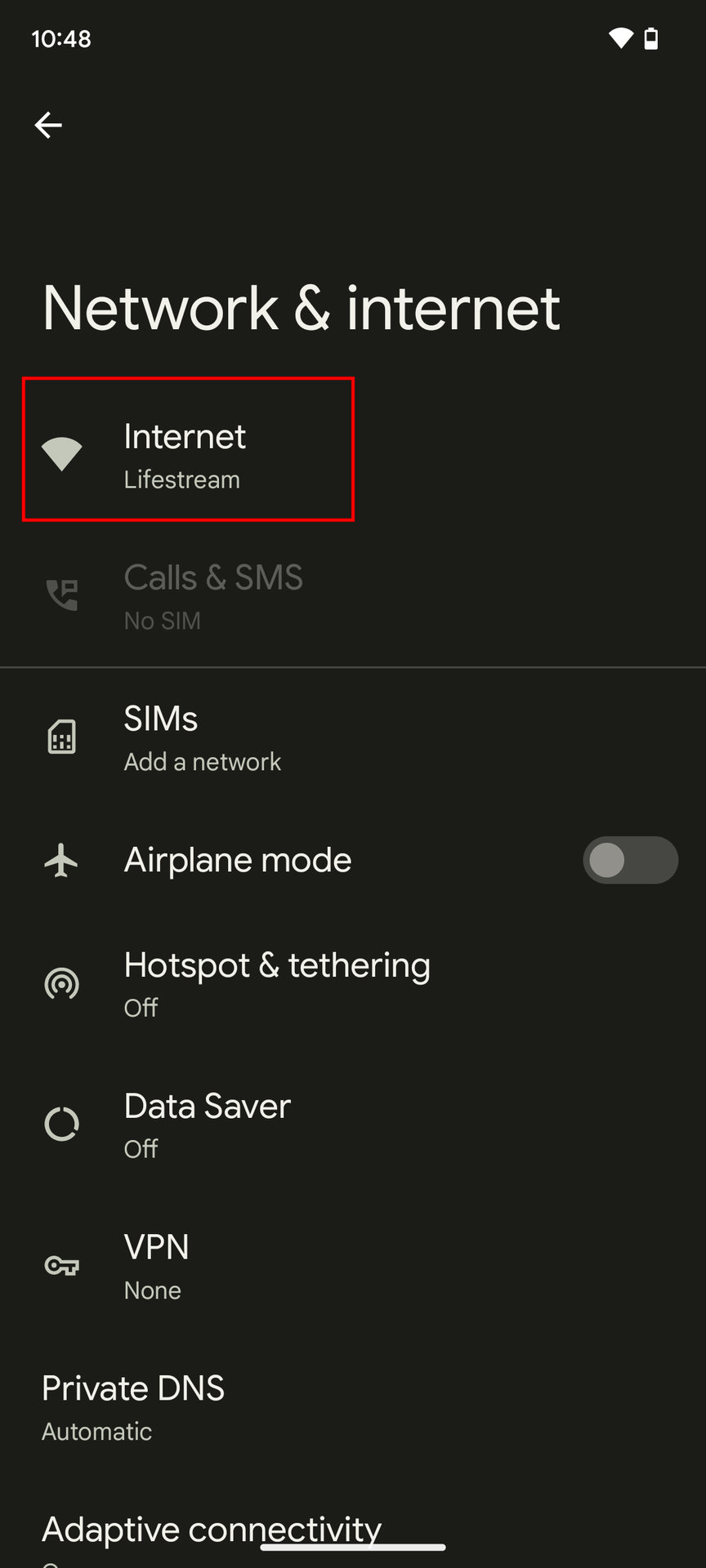 How to turn on Wi Fi on Android 2