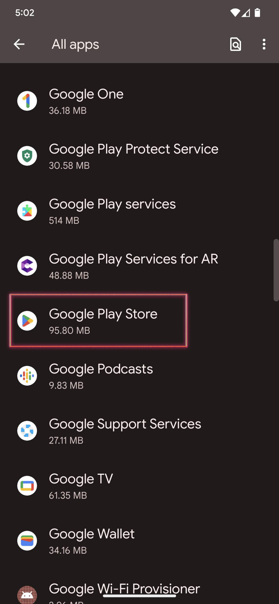 How to uninstall updates from Google Play Store on Android 13 3
