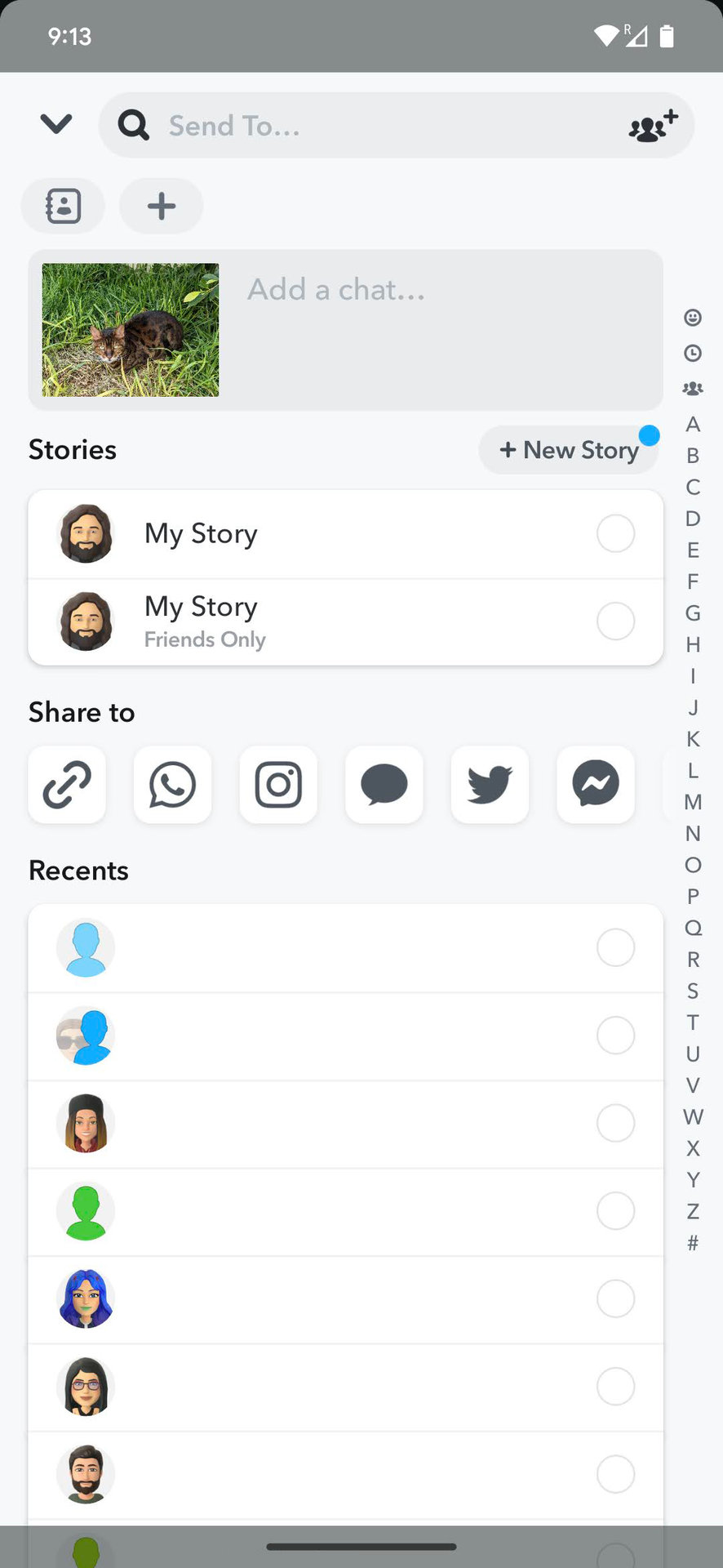 How to upload photos to Snapchat Memories 5