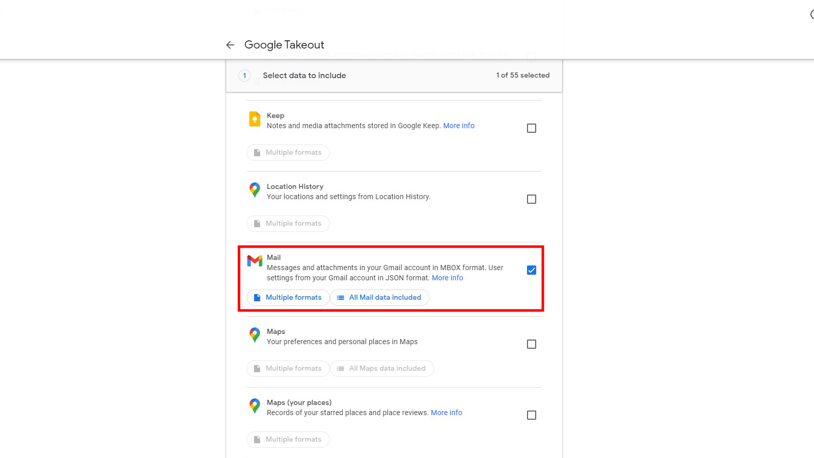 How to use Google Takeout to export Gmail emails 1