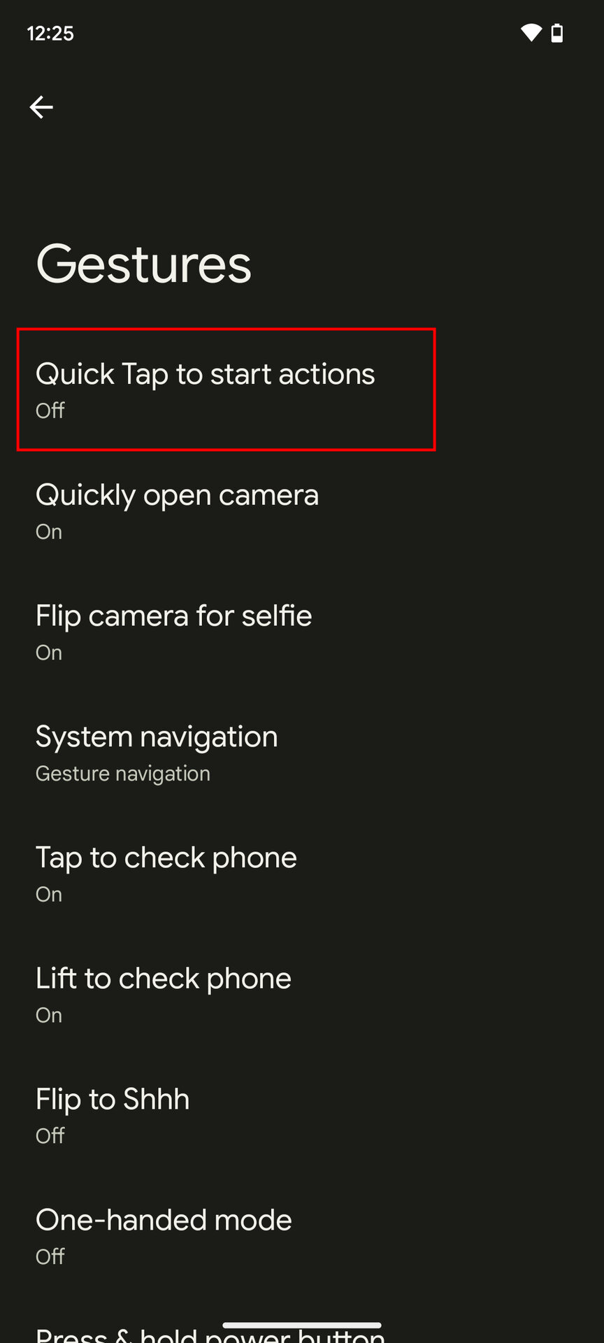 How to use Quick Tap to toggle flashlight on Pixel phones 3