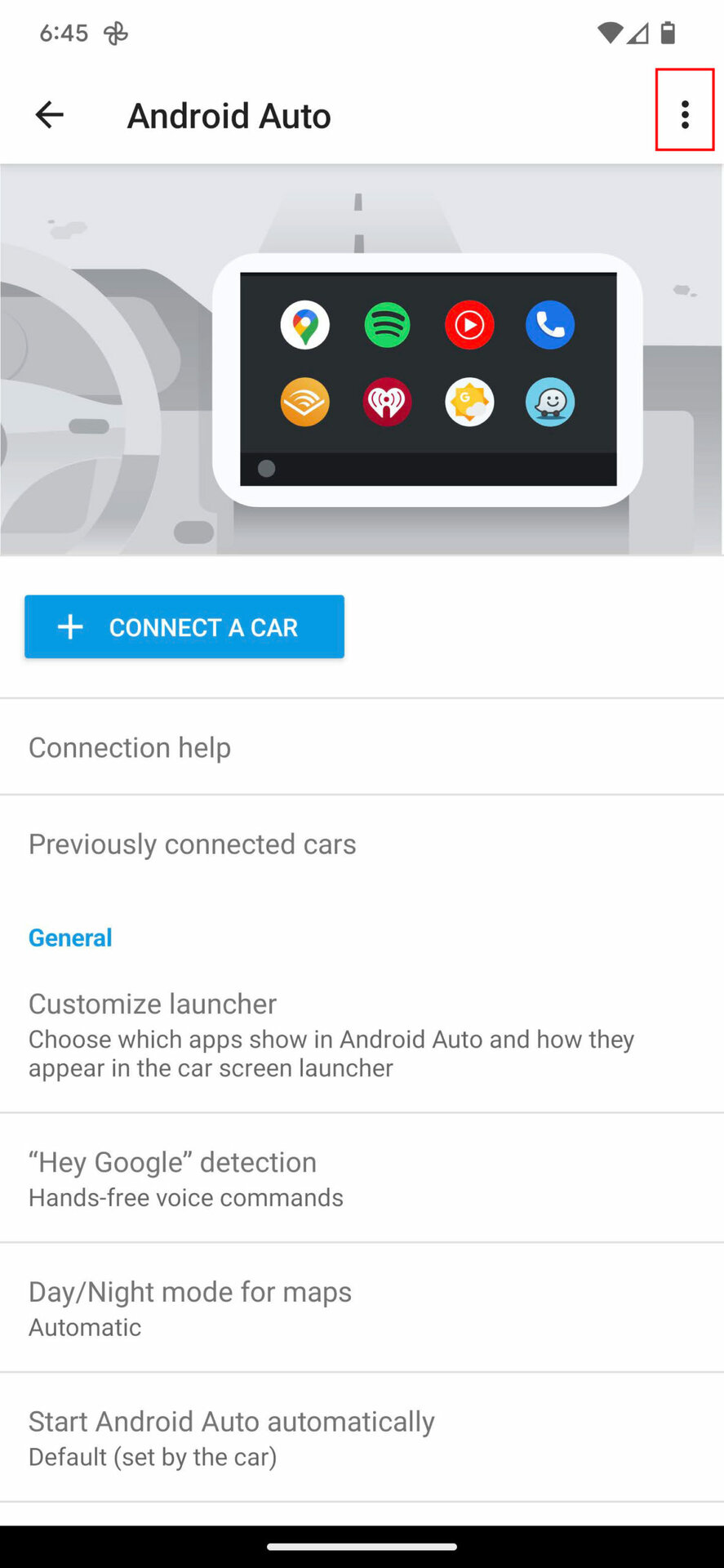Incrase Android Auto video resolution 4