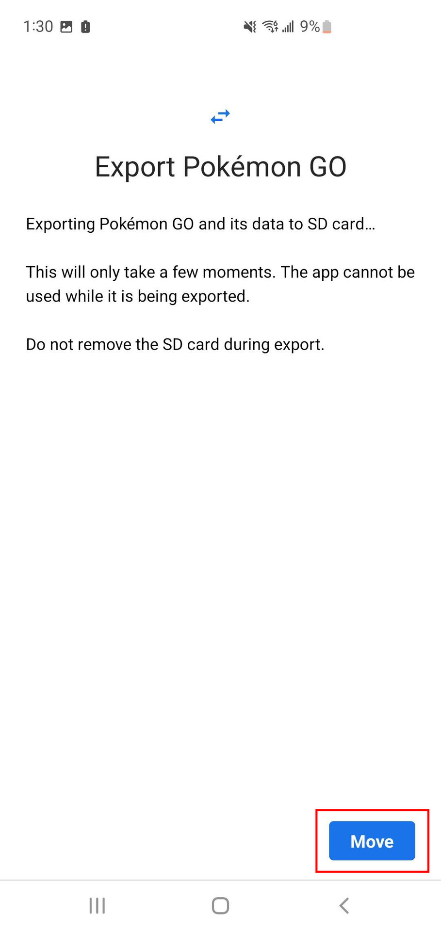 Move Android apps to SD card 6