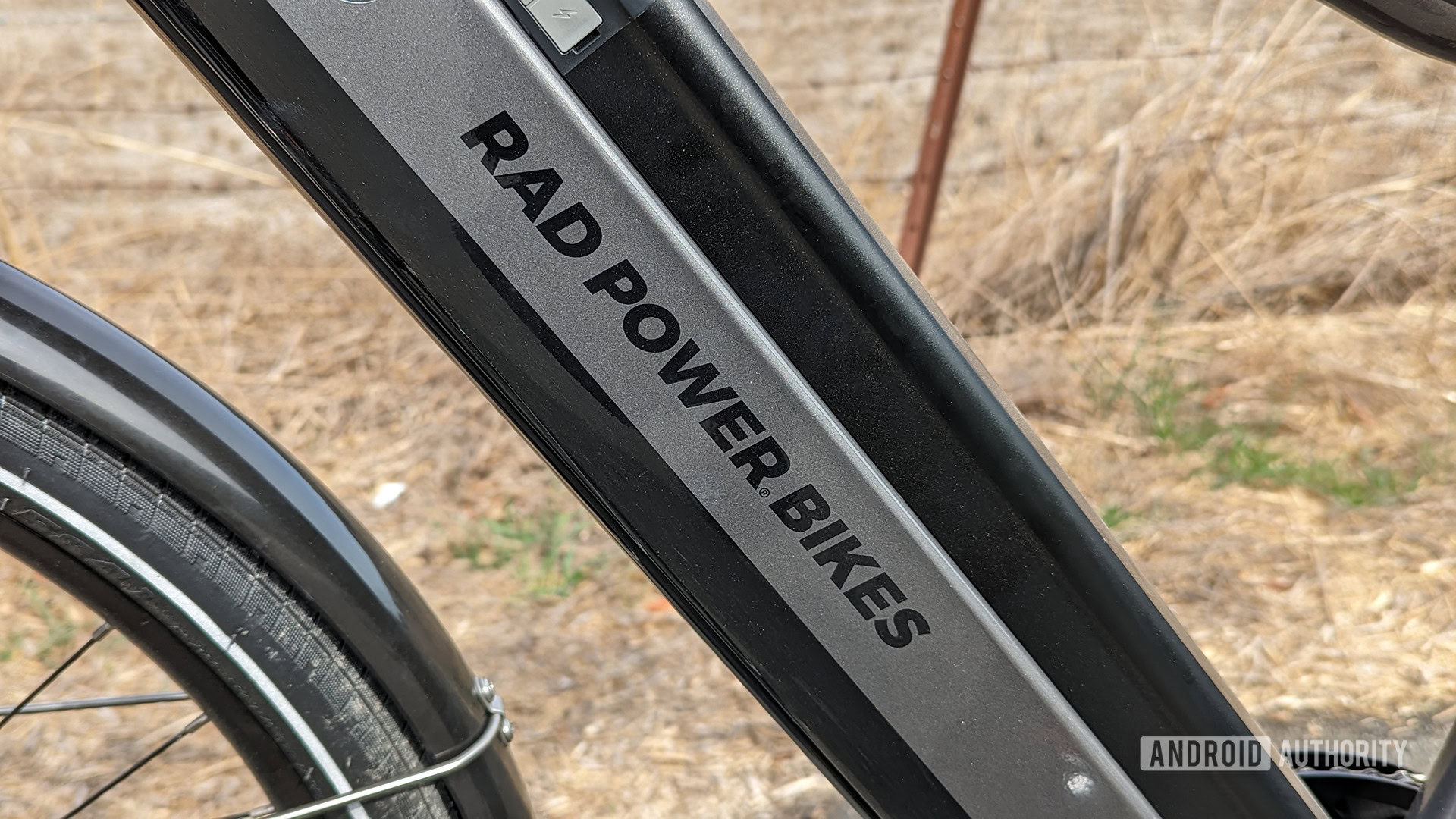 RadPower RadCity 5 Plus logo on frame