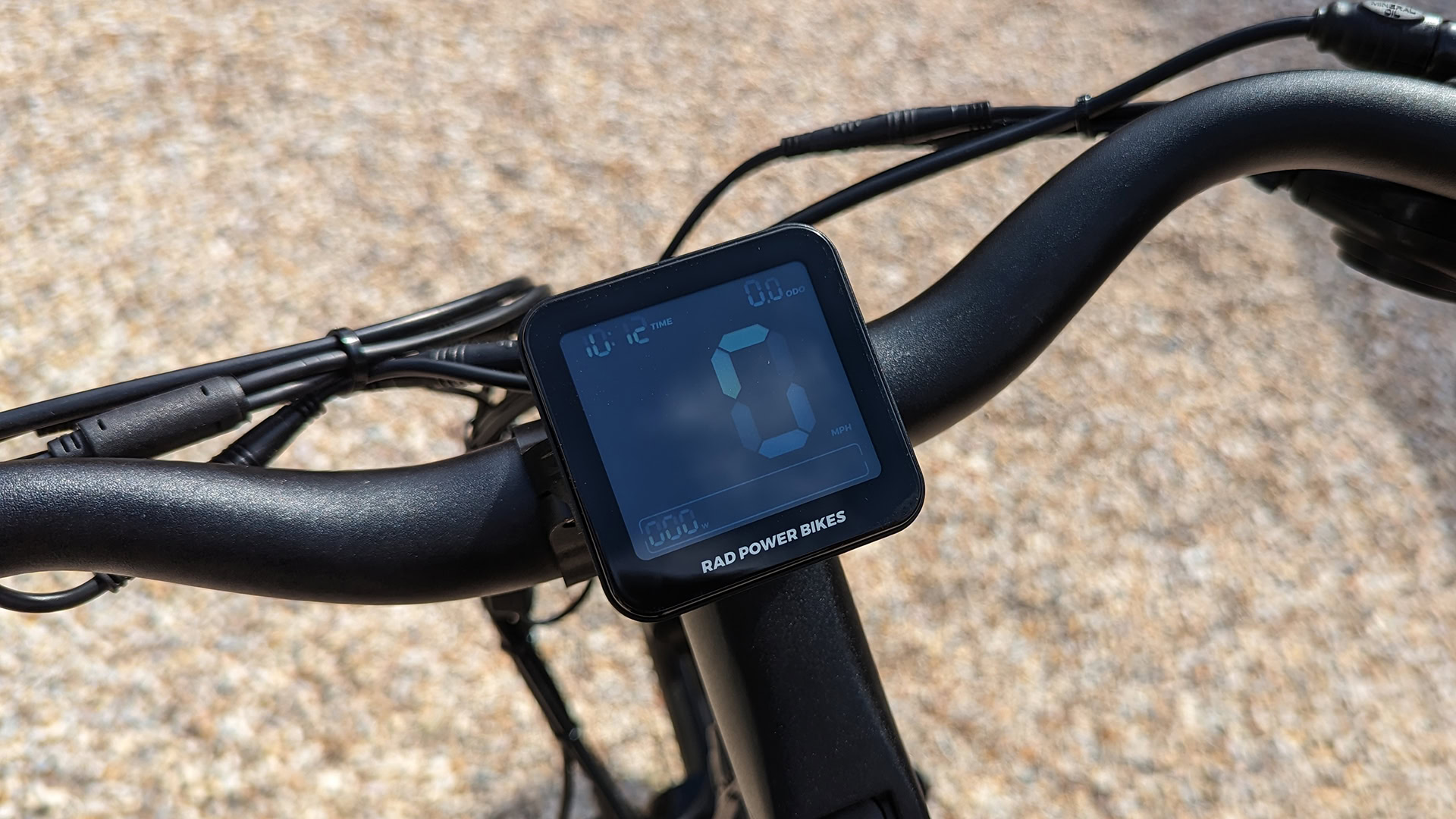 RadPower RadCity 5 Plus speedometer