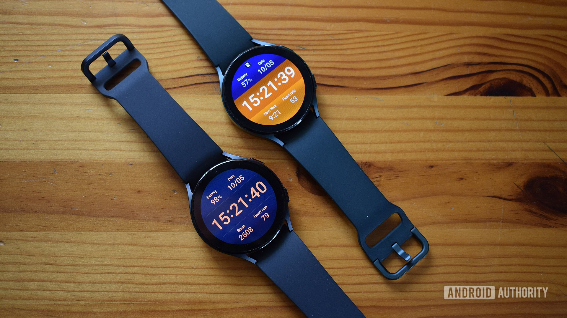 Samsung Galaxy Watch 5 and Galaxy Watch 4 side by side