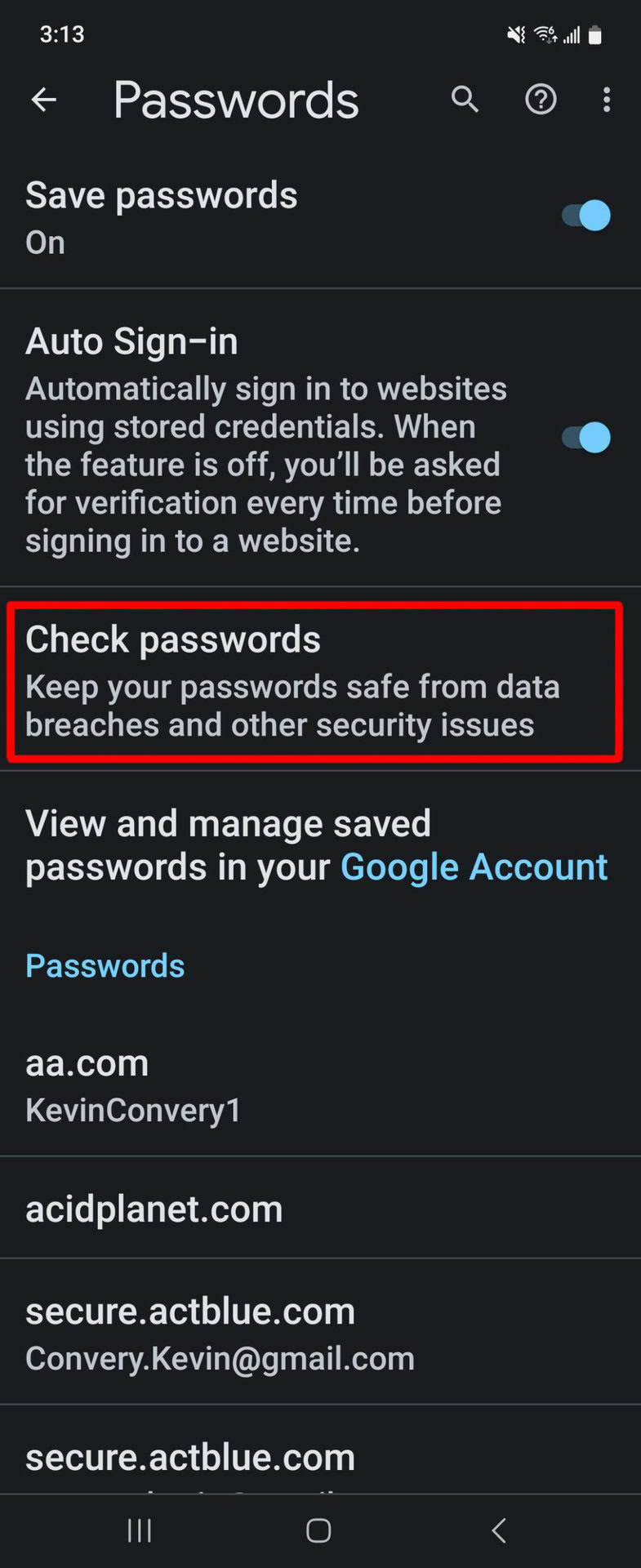 Don't Let Google Manage Your Passwords