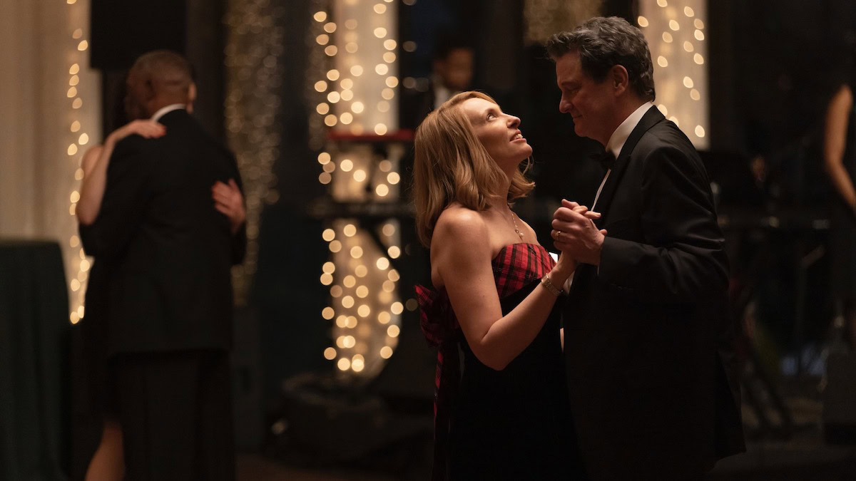 Toni Collette dances with Colin Firth in The Staircase - Jeffrey Dahmer show