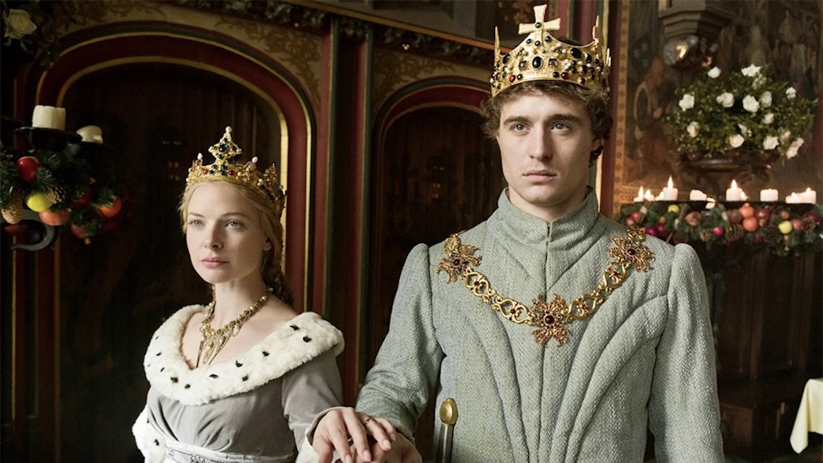 Elizabeth dan Edward di The White Queen - pertunjukan seperti mahkota