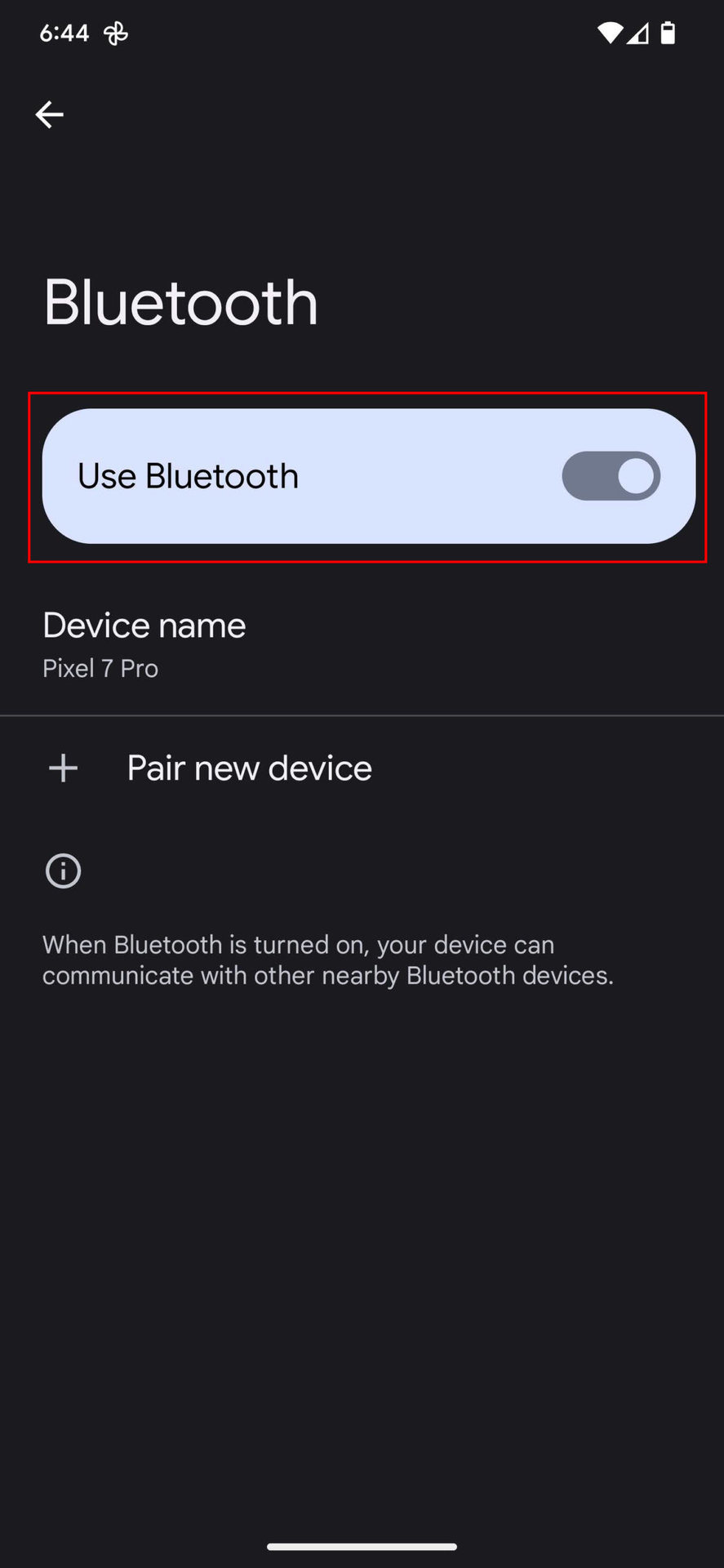 Turn Bluetooth on on Android 13 4