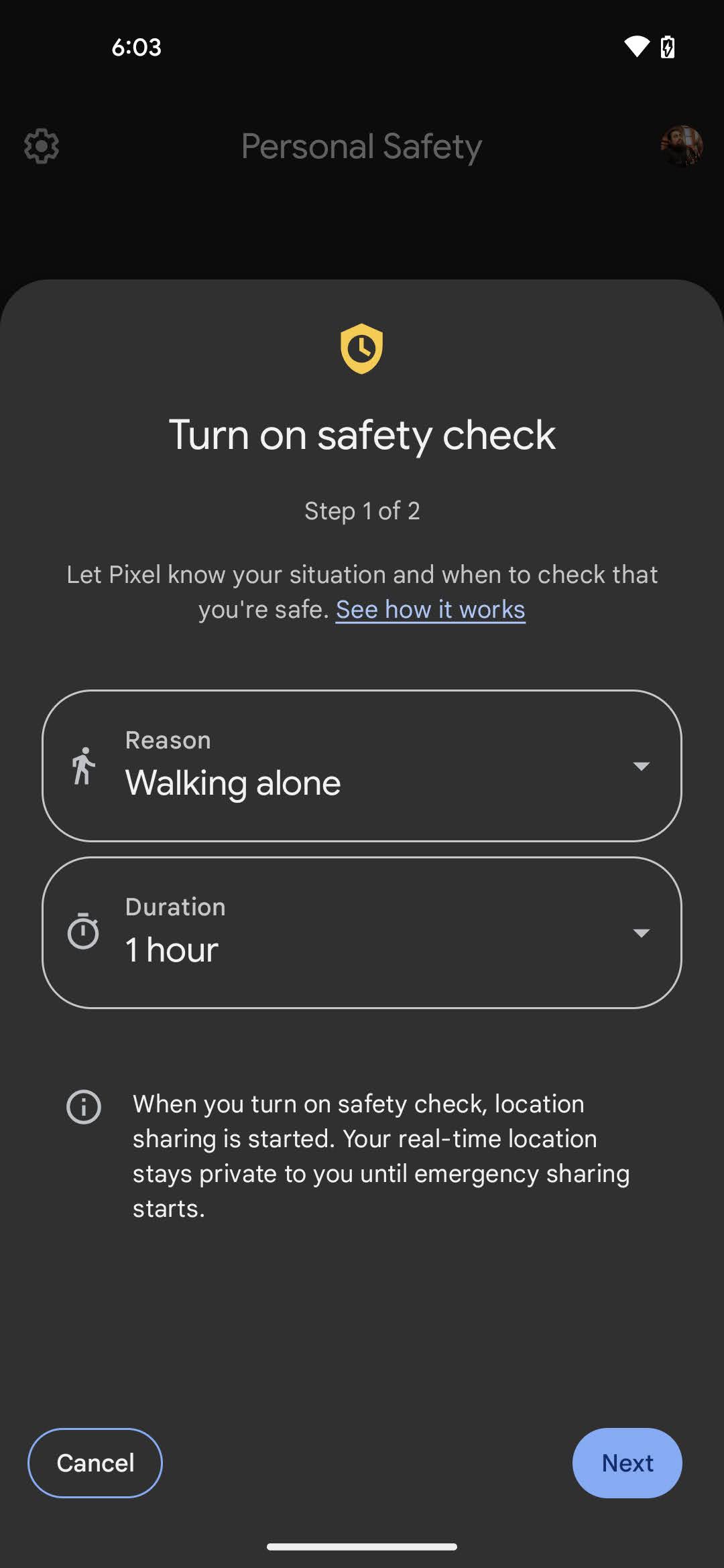 Turn on Safety Check 4