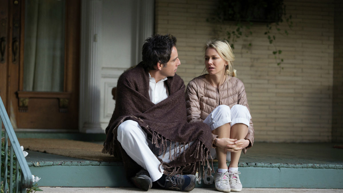 Naomi Watts and Ben Stiller sit together on a stoop in While We're Young - best new streaming movies