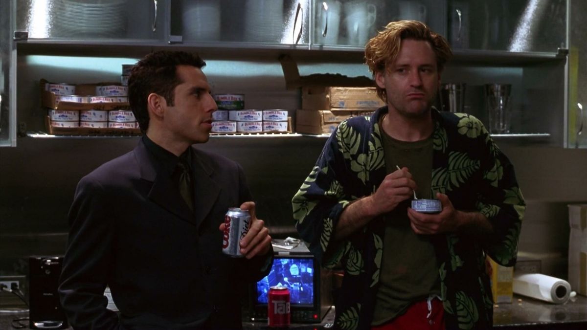 Ben Stiller dan Bill Pullman dalam Zero Effect - film seperti Glass Onion