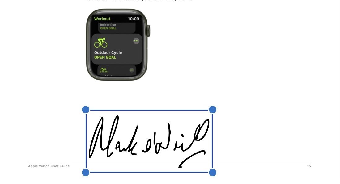 iphone files app pdf signature inserted
