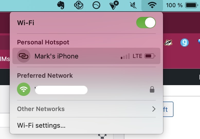 iphone hotspot on mac airdrop